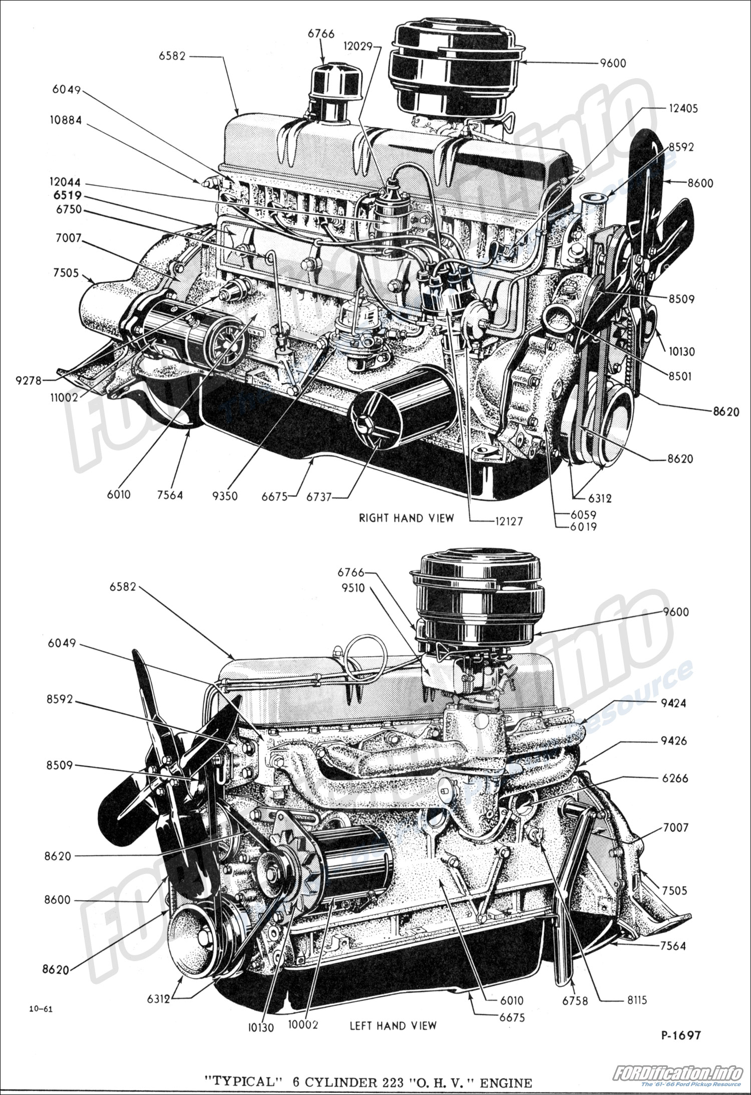 Ford Inline 6 Cylinder Engine Diagram - Wiring Diagram