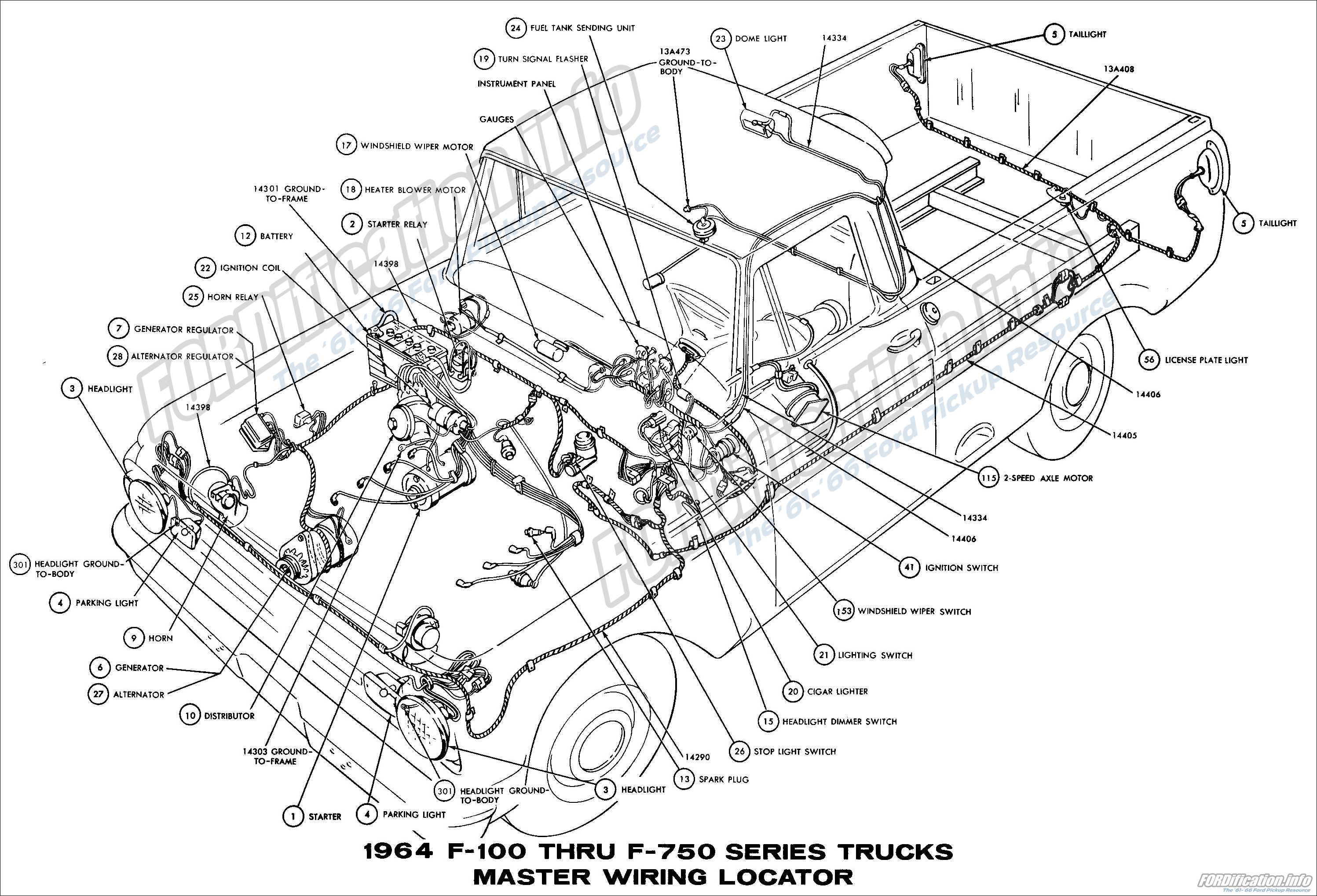 1964 Ford Truck Wiring Diagrams - Fordification Info