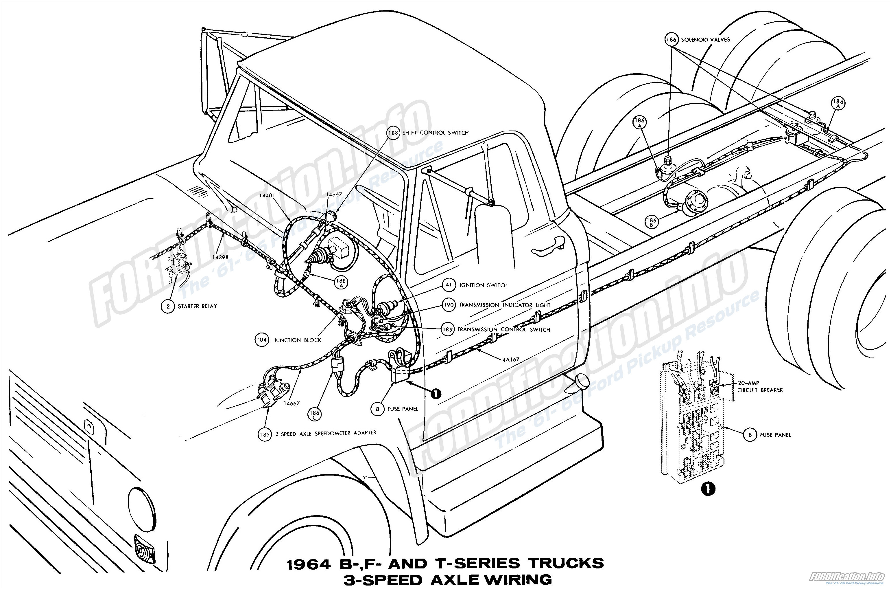 1964 Ford Truck Wiring Diagrams - FORDification.info - The '61-'66 Ford