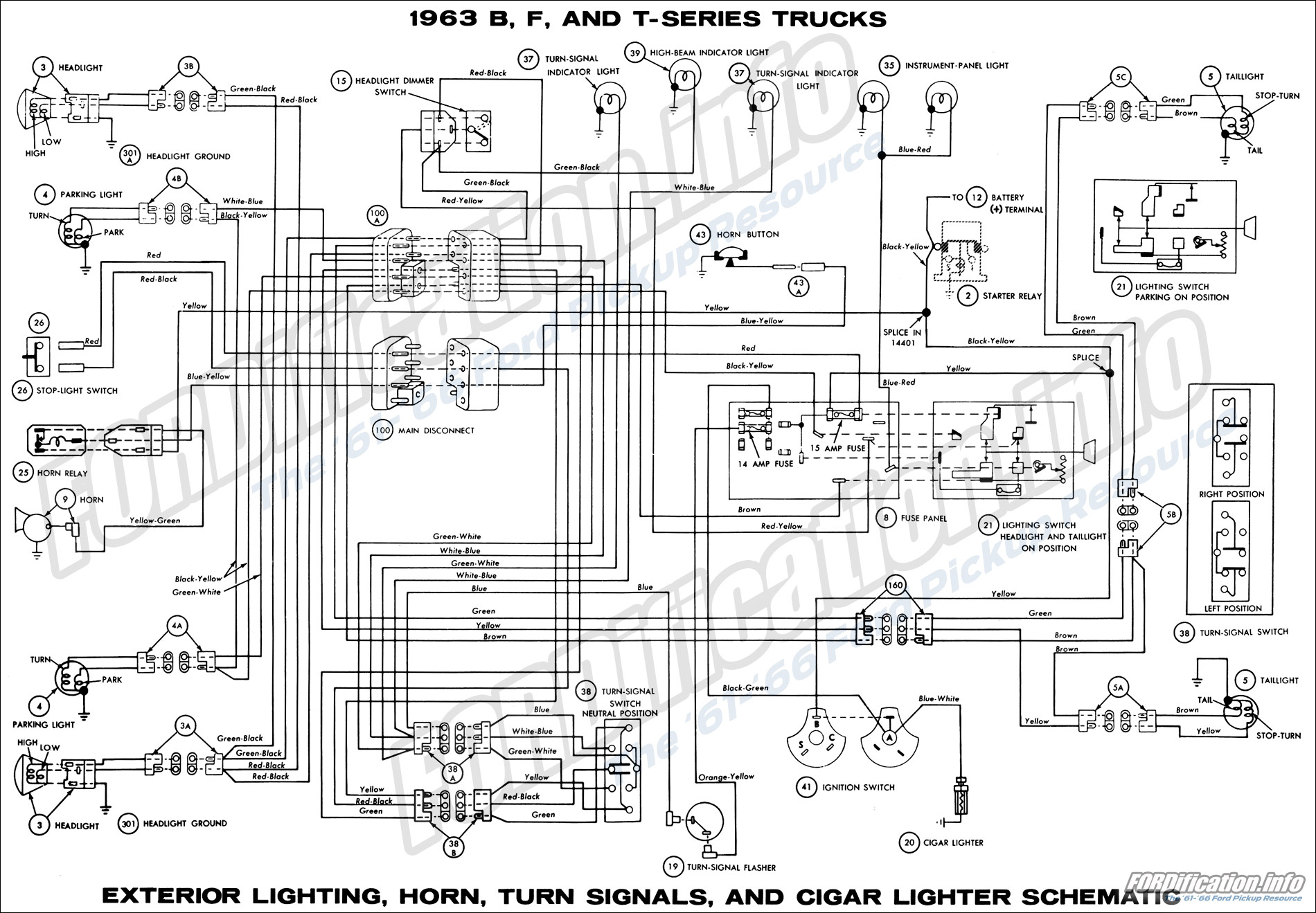 1963 Ford Truck Wiring Diagrams - FORDification.info - The '61-'66 Ford