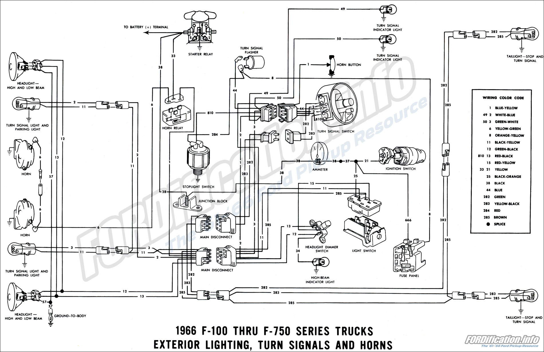 1966 Ford Truck Wiring Diagrams - FORDification.info - The '61-'66 Ford